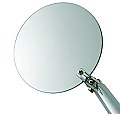 Telescopic Inspection Mirror Round Stainless Steel 3-3/4 in.