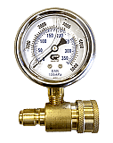 PSI Gauge with Quick Connect Fittings - 5000psi