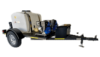 BossJet Mini-Max Sewer and Pipe Jetter Trailer