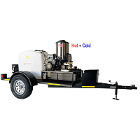 BossJet Mini-Max Hot Water Trailer Sewer Jetter