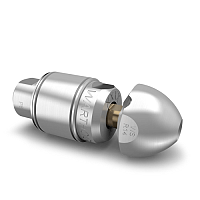 Warthog WS Classic Jetter Nozzle With Whip Hose - 1/2 in.