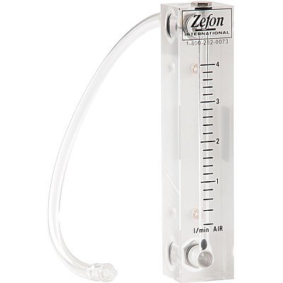 Zefon Rotameter, 0-4 LPM, Non-adjustable Flow