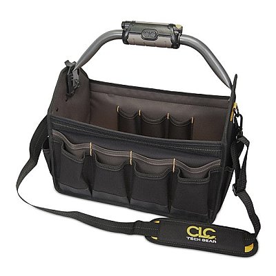 Tool Bag - CLC Big Mouth 22 Pocket Carrier with LED L234