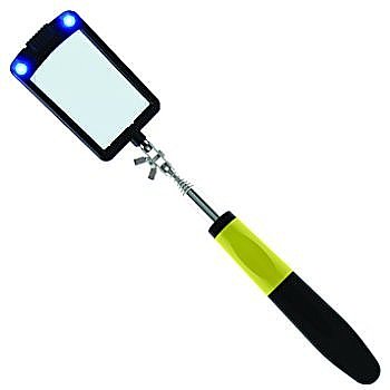 New 360 Swivel for Extra Viewing General Tools 80560 Telescoping LED Lighted Inspection Mirror 
