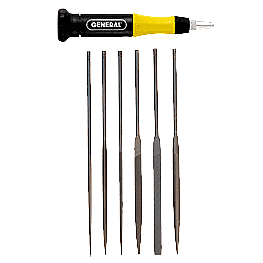 Needle File Set with Speed Chuck 6pc