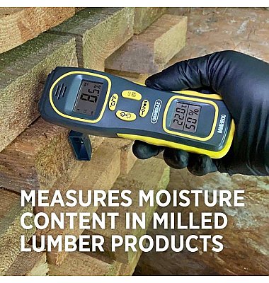 Moisture Meter - Pin/Pinless Humidity & Temperature MMH800