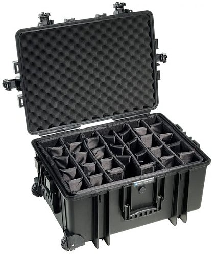 rolling plastic hard case