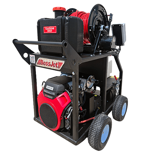 BossJet Max 4 Wheel Hydro Drain Cleaning Machine: Sewer Jetter Machine