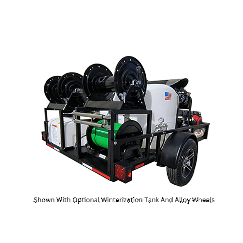 Hot Water Sewer Jetter Trailer - BossJet Pro