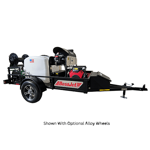 Hot Water Sewer Jetter Trailer - BossJet Pro