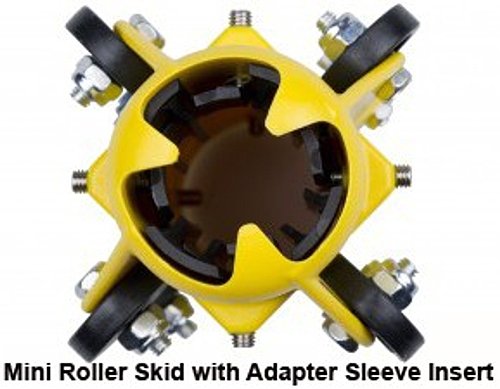 Mini Roller Skid URS-4 Adapter Sleeve For Up To 1in. Camera Heads