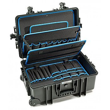 rolling plastic tool case