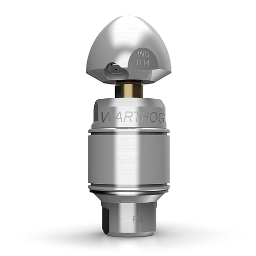 Warthog WS Classic Jetter Nozzle With Whip Hose - 1/2 in.