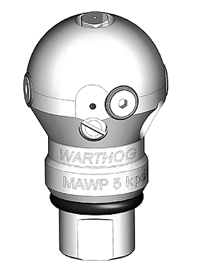 Warthog WT 1/2" Classic Sewer Jetter Nozzle