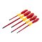 Wiha Insulated SoftFinish® Cushion Grip Screwdriver Set (5-Piece) | 1,000V Rated